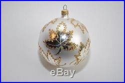 1987 Christopher Radko Round Ball Christmas Ornament Scarletts Wedding Dress
