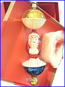 1990 Christopher Radko Christmas Santa Cotton in the Clouds 90-087-0 Poland 8.5