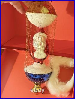 1990 Christopher Radko Christmas Santa Cotton in the Clouds 90-087-0 Poland 8.5