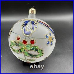 1992 Christopher Radko Alpine Flower Ball