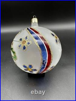 1992 Christopher Radko Alpine Flower Ball