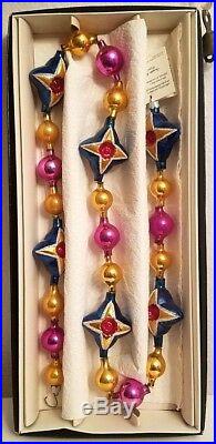 1994 Christopher Radko Garland STAR OF WONDER 94-411-0 Reflector Star Ornament
