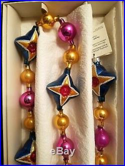 1994 Christopher Radko Garland STAR OF WONDER 94-411-0 Reflector Star Ornament
