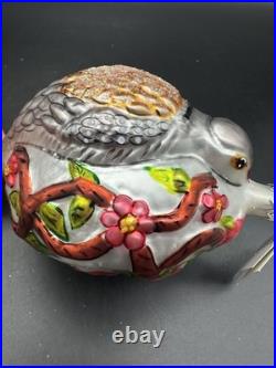 1994 Christopher Radko Two Turtle Doves 8 Ornament 94-sp 4,586/10k 12 Days Of X