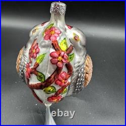 1994 Christopher Radko Two Turtle Doves 8 Ornament 94-sp 4,586/10k 12 Days Of X