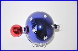 1994 Crescent Moon Santa Christopher Radko Ornament 94-398-0 RARE Ball Drop