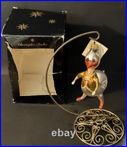 1995 Christopher Radko Follow the Leader Yellow Vest Ornament 95-278-0 with Tags