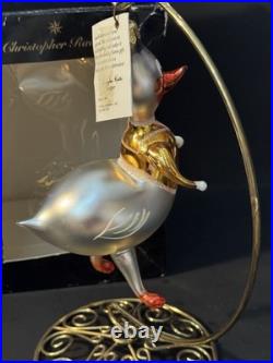 1995 Christopher Radko Follow the Leader Yellow Vest Ornament 95-278-0 with Tags