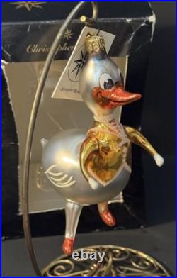 1995 Christopher Radko Follow the Leader Yellow Vest Ornament 95-278-0 with Tags