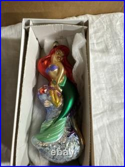 1997 CHRISTOPHER RADKO DISNEY LITTLE MERMAID ARIEL 8.5ORNAMENT With Box