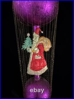 1997 Christopher Radko Christmas Purple Cloud Hopper Ornament 97-090-0 NWT