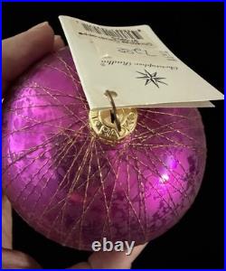 1997 Christopher Radko Christmas Purple Cloud Hopper Ornament 97-090-0 NWT