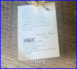 1997 Christopher Radko Disney Christmas Ornament Eeyore 4965 of 5000 with Box