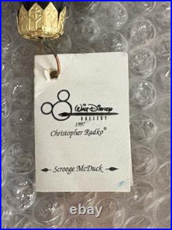 1997 Christopher Radko Disney SCROOGE MCDUCK Ornament #1643/2500 Vintage