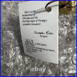 1997 Christopher Radko Disney SCROOGE MCDUCK Ornament #1643/2500 Vintage