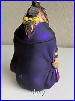 1998 CHRISTOPHER RADKO Large Disney BEAUTY BELLE & THE BEAST ORNAMENTS