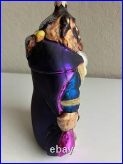 1998 CHRISTOPHER RADKO Large Disney BEAUTY BELLE & THE BEAST ORNAMENTS