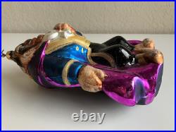 1998 CHRISTOPHER RADKO Large Disney BEAUTY BELLE & THE BEAST ORNAMENTS