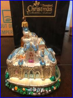 1998 Christopher Radko Disney Cinderella Castle Ornament LE #66/1000