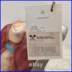1998 Christopher Radko Disney Lady & Tramp 6 Ornament Ltd Ed 3175/3500 Tag