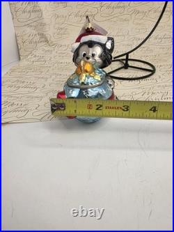 1999 Christopher Radko Disney Cleo & Figaro 99-DIS-37 LE 411/3500 Ornament
