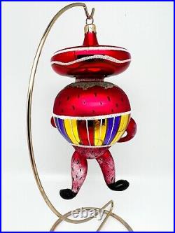 1999 Christopher Radko Vintage & Rare Strawberry Jam Italian Ornament MINT