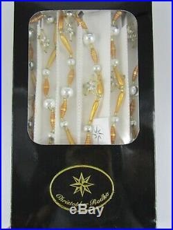 2001 Christopher Radko 72 Stargaze Garland Glass Christmas Ornament