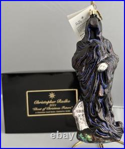 2001 Christopher Radko A Christmas Carol Ghost Of Christmas Future Ornament Le