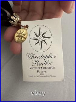 2001 Christopher Radko A Christmas Carol Ghost Of Christmas Future Ornament Le