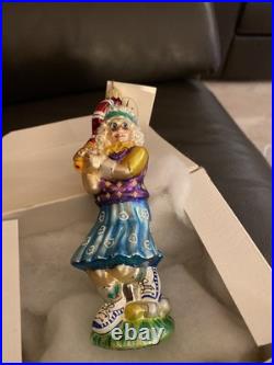 2001 Christopher Radko Holly Volley Christmas 6 Ornament 01-0268-0