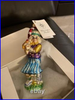 2001 Christopher Radko Holly Volley Christmas 6 Ornament 01-0268-0