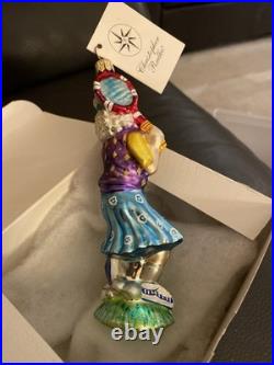 2001 Christopher Radko Holly Volley Christmas 6 Ornament 01-0268-0