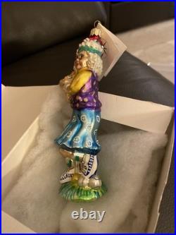 2001 Christopher Radko Holly Volley Christmas 6 Ornament 01-0268-0