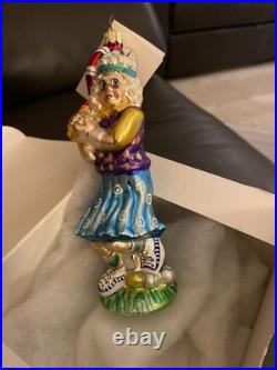 2001 Christopher Radko Holly Volley Christmas 6 Ornament 01-0268-0