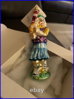 2001 Christopher Radko Holly Volley Christmas 6 Ornament 01-0268-0
