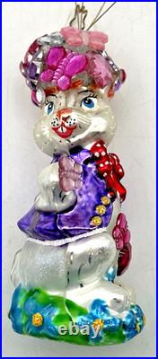 2002 Bunny's Butter-buddies 02-0233-0 By Christopher Radko Broken