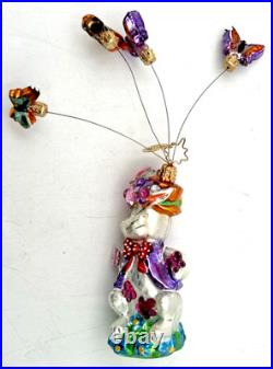 2002 Bunny's Butter-buddies 02-0233-0 By Christopher Radko Broken