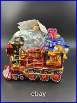 2002 Christopher Radko Disney Conductor Mickey 4.5 Ornament Nwt