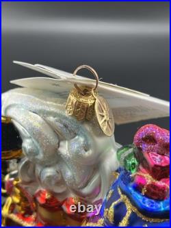 2002 Christopher Radko Disney Conductor Mickey 4.5 Ornament Nwt