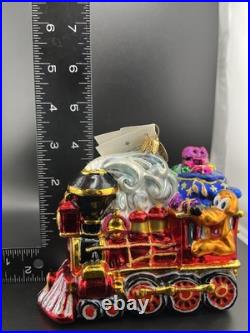 2002 Christopher Radko Disney Conductor Mickey 4.5 Ornament Nwt