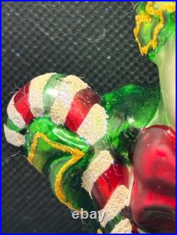 2002 Christopher Radko Green Holly Jean Ornament RARE Pre-Owned
