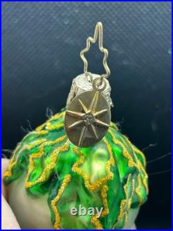 2002 Christopher Radko Green Holly Jean Ornament RARE Pre-Owned