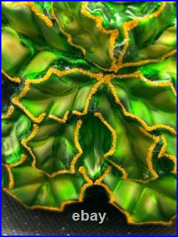 2002 Christopher Radko Green Holly Jean Ornament RARE Pre-Owned