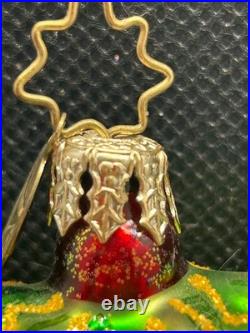 2002 Christopher Radko Green Holly Jean Ornament RARE Pre-Owned