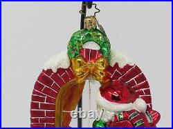 2003 Christopher Radko Claus Encounter Glass Christmas Tree Ornament