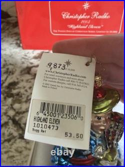 2003 Christopher Radko Highland Eleven Ornament 1010473 12 Days Of Christmas 7