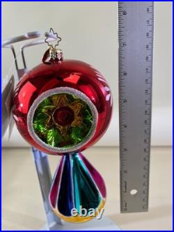 2004 Christopher Radko Rare Dilly Dazzle Reflector Ornament #1011403 RARE DS51