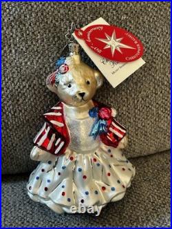 2005 Christopher Radko 20th Anniv Muffy Sparkler Ball Ornament #3011005 withtags