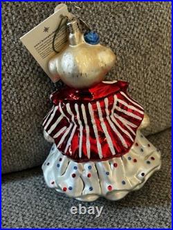 2005 Christopher Radko 20th Anniv Muffy Sparkler Ball Ornament #3011005 withtags
