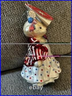2005 Christopher Radko 20th Anniv Muffy Sparkler Ball Ornament #3011005 withtags